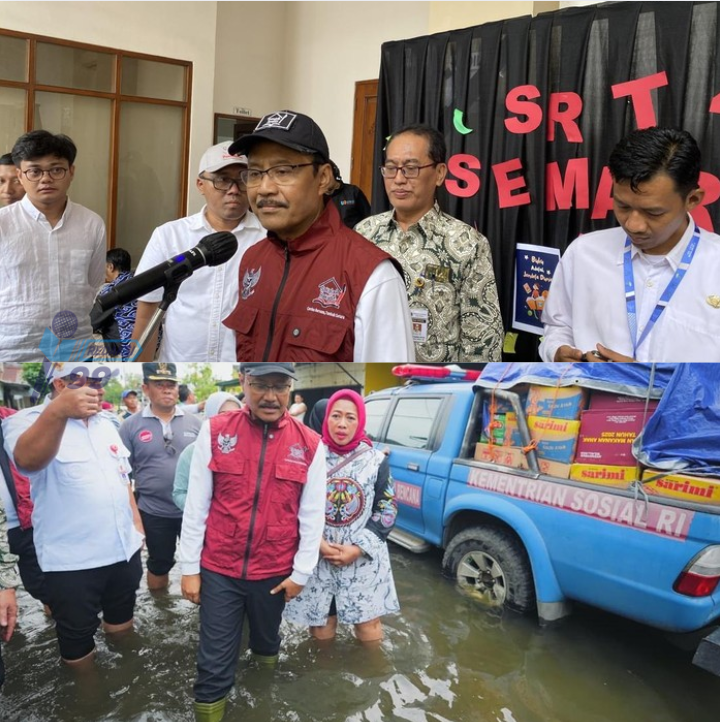 kemensos bantu banjir semarang