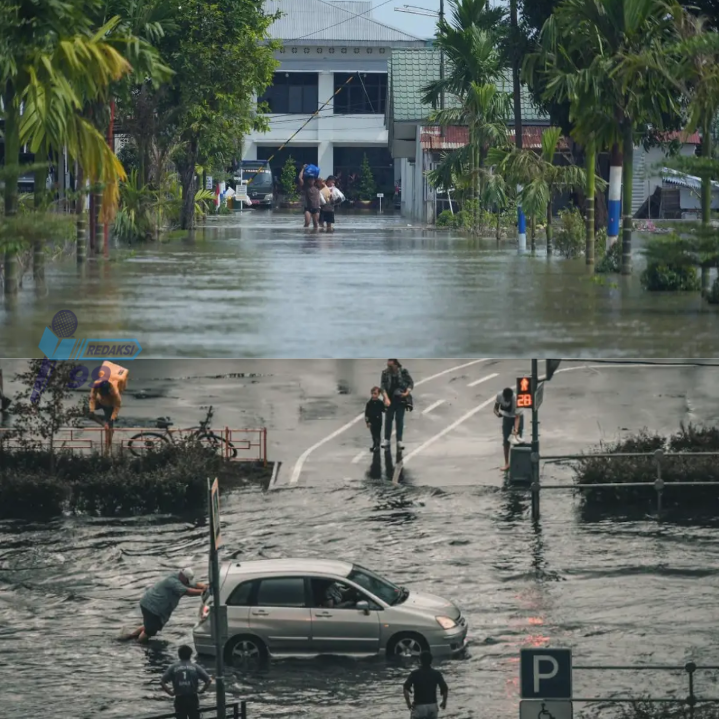 Heboh! Banjir Selabintana Sukabumi Ubah Jalan Raya Jadi Sungai Dadakan